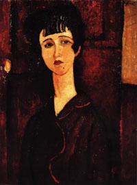 Amedeo Modigliani Portrait of a girl ( Victoria ) oil painting image